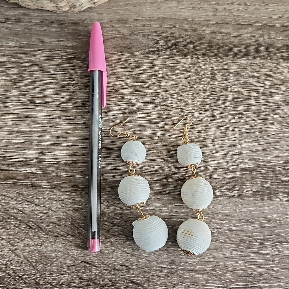Tri Layer Boho Statement Earrings - Picture 5 of 5